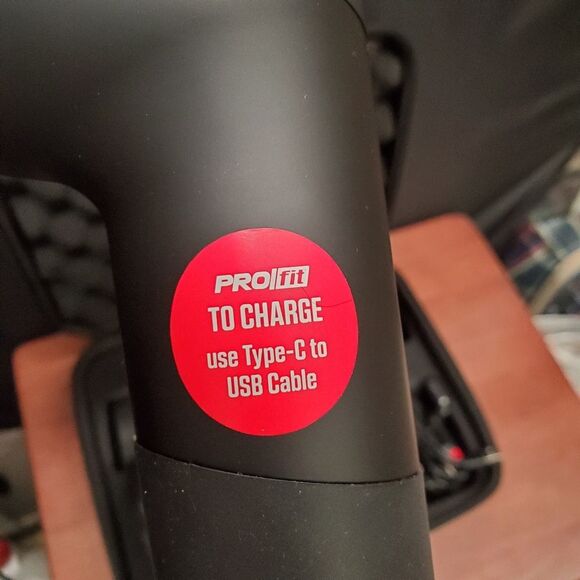 Pro Fit Percussion Muscle Massager with Attachments Rechargable - Picture 8 of 9